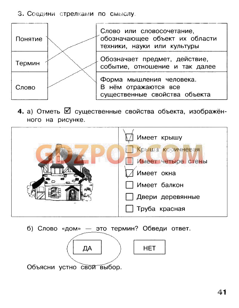 ГДЗ ГДЗ по информатике 4 класс Матвеева рабочая тетрадь ответы Ответы