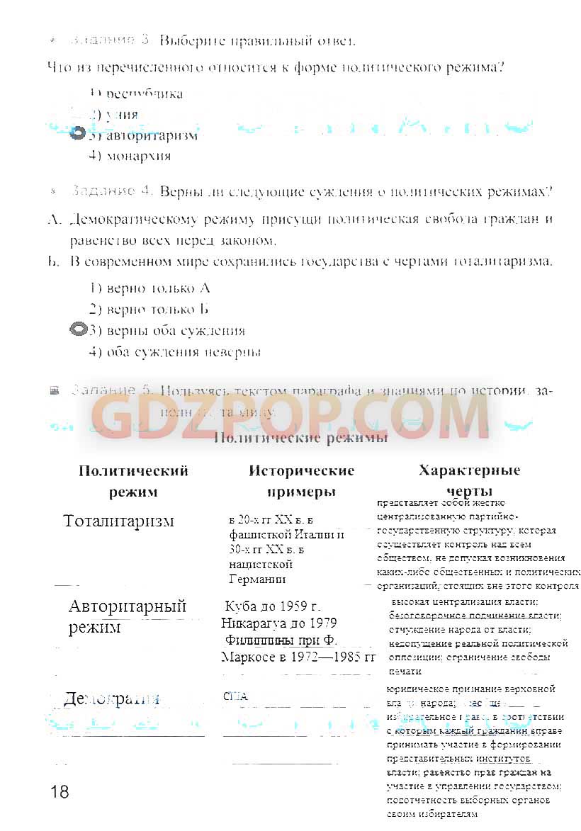 ГДЗ ГДЗ по обществознанию 9 класс рабочая тетрадь Митькин Ответы