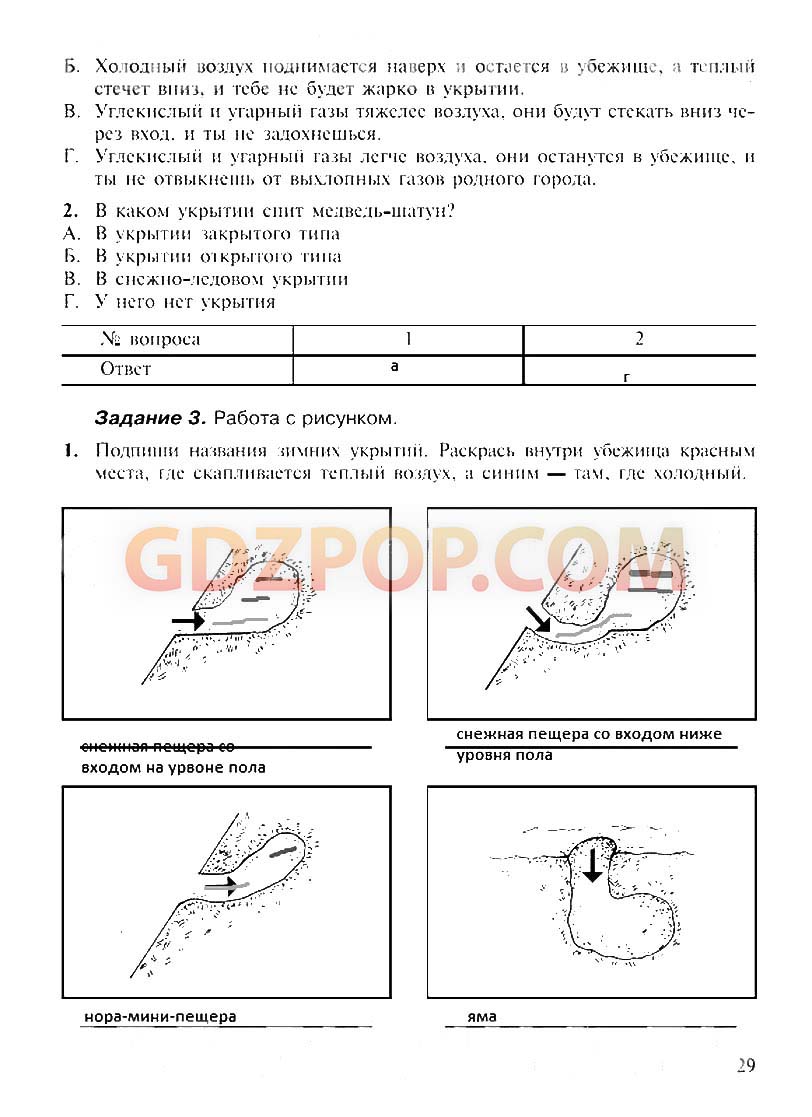 ГДЗ ГДЗ решебник по обж 6 класс рабочая тетрадь Галкина Ответы