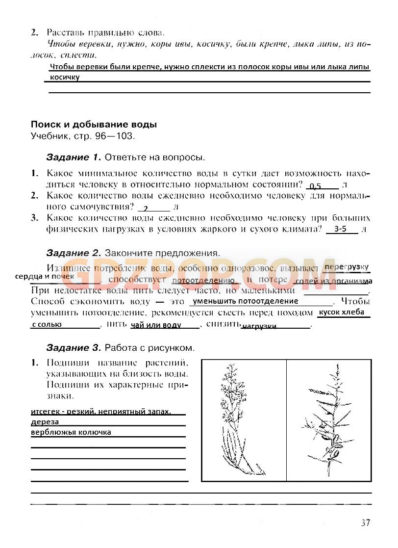 ГДЗ ГДЗ решебник по обж 6 класс рабочая тетрадь Галкина Ответы